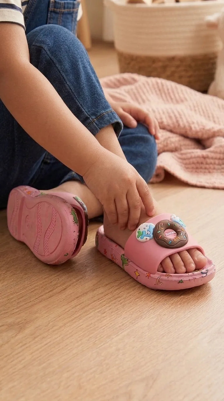 Girls Pink Casual Flip Flop KD8789