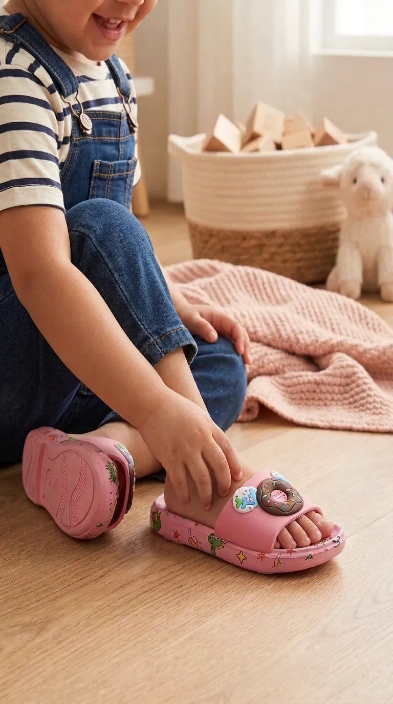 Girls Pink Casual Flip Flop KD8789