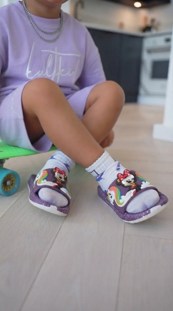 Boys Purple Casual Flip Flop KD8792