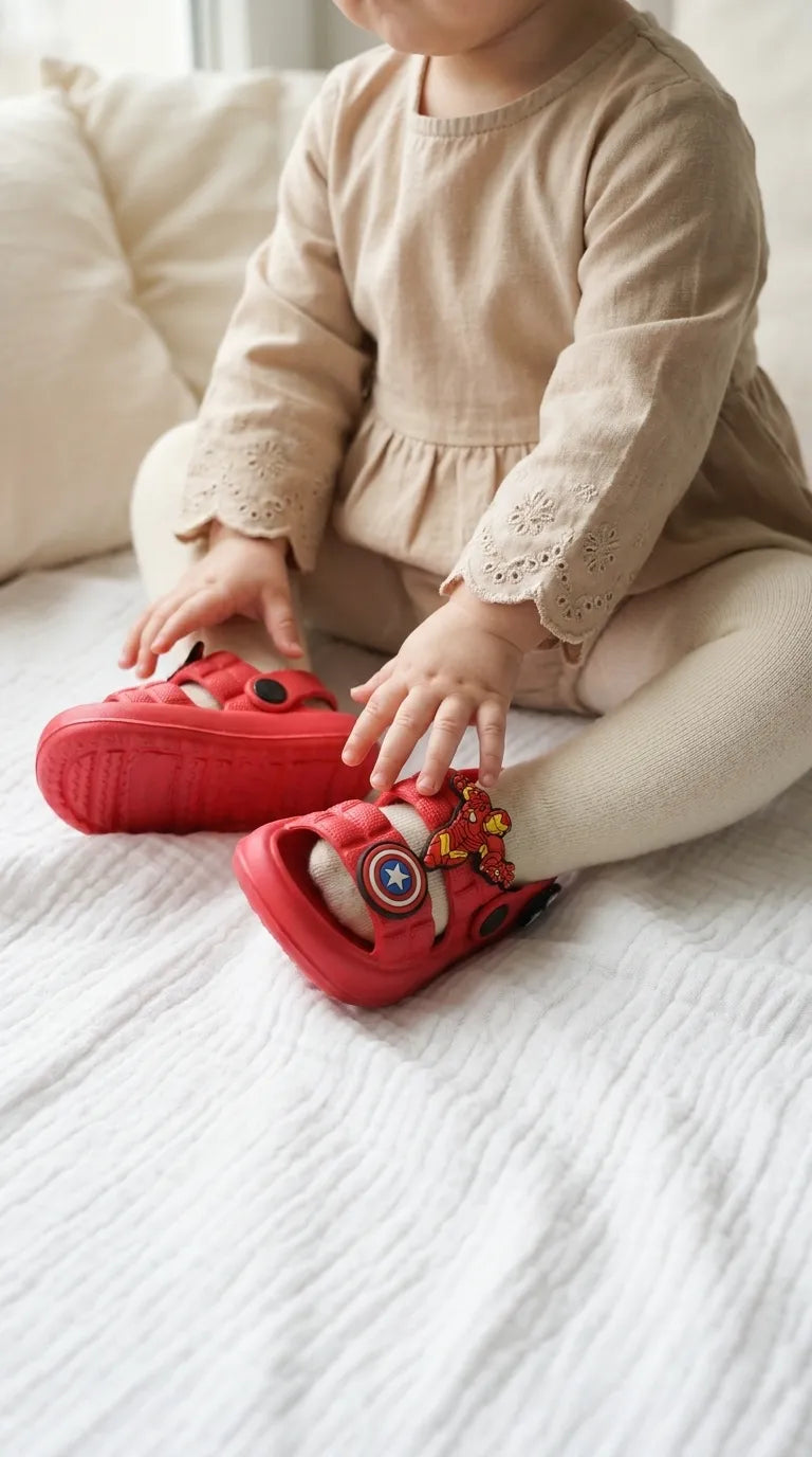 Boys Red Casual Flip Flop KD8838