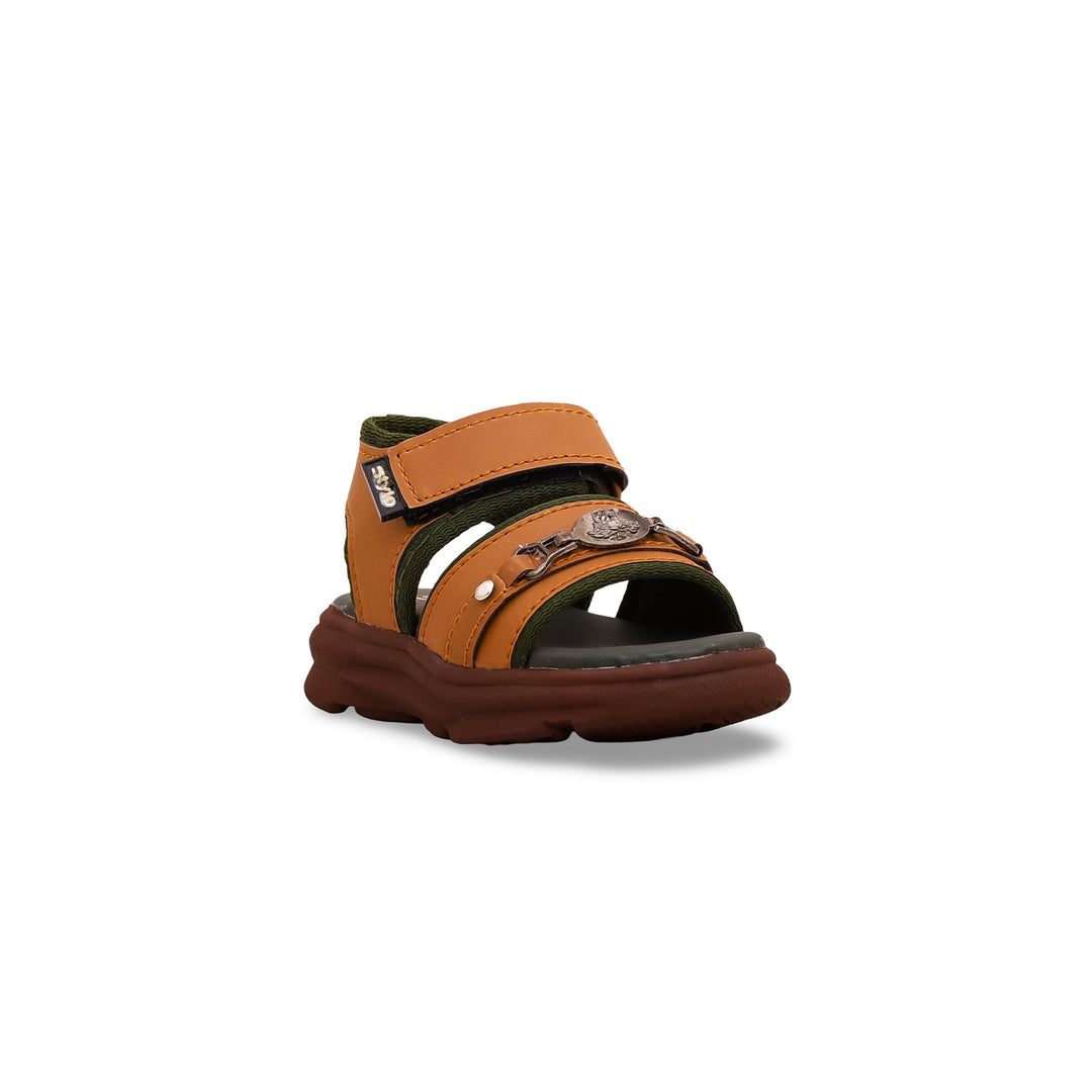 Boys Brown Formal Sandal KD9518