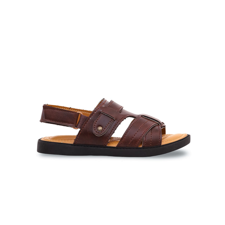 Boys Brown Formal Sandal KD9551