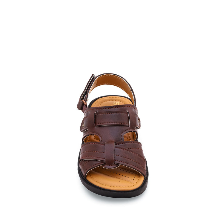 Boys Brown Formal Sandal KD9551