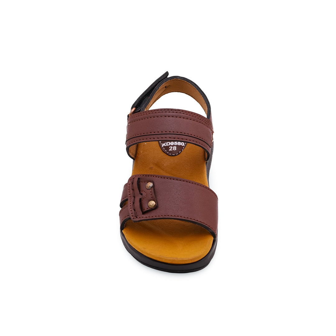 Boys Brown Formal Sandal KD9580