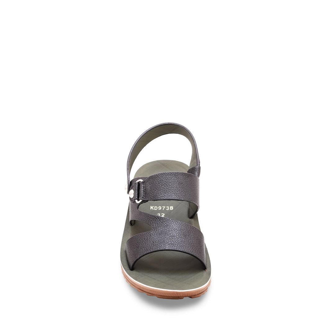 Boys Black Formal Sandal KD9738