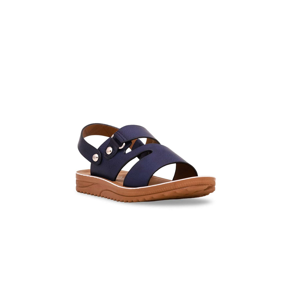 Boys Navy Formal Sandal KD9738