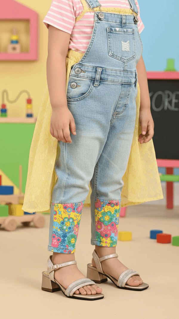 Girls Golden Fancy Sandal KD9749