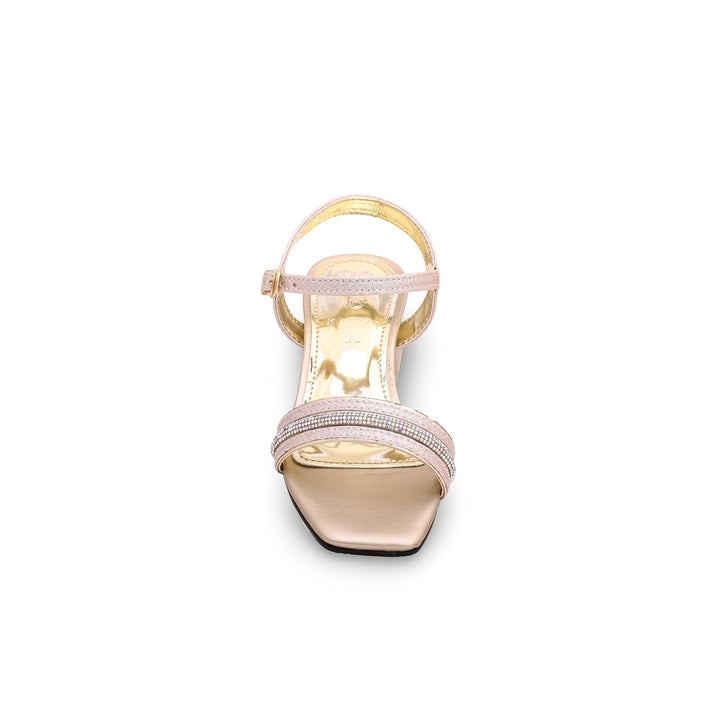 Girls Golden Fancy Sandal KD9749