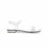 Girls Silver Fancy Sandal KD9752