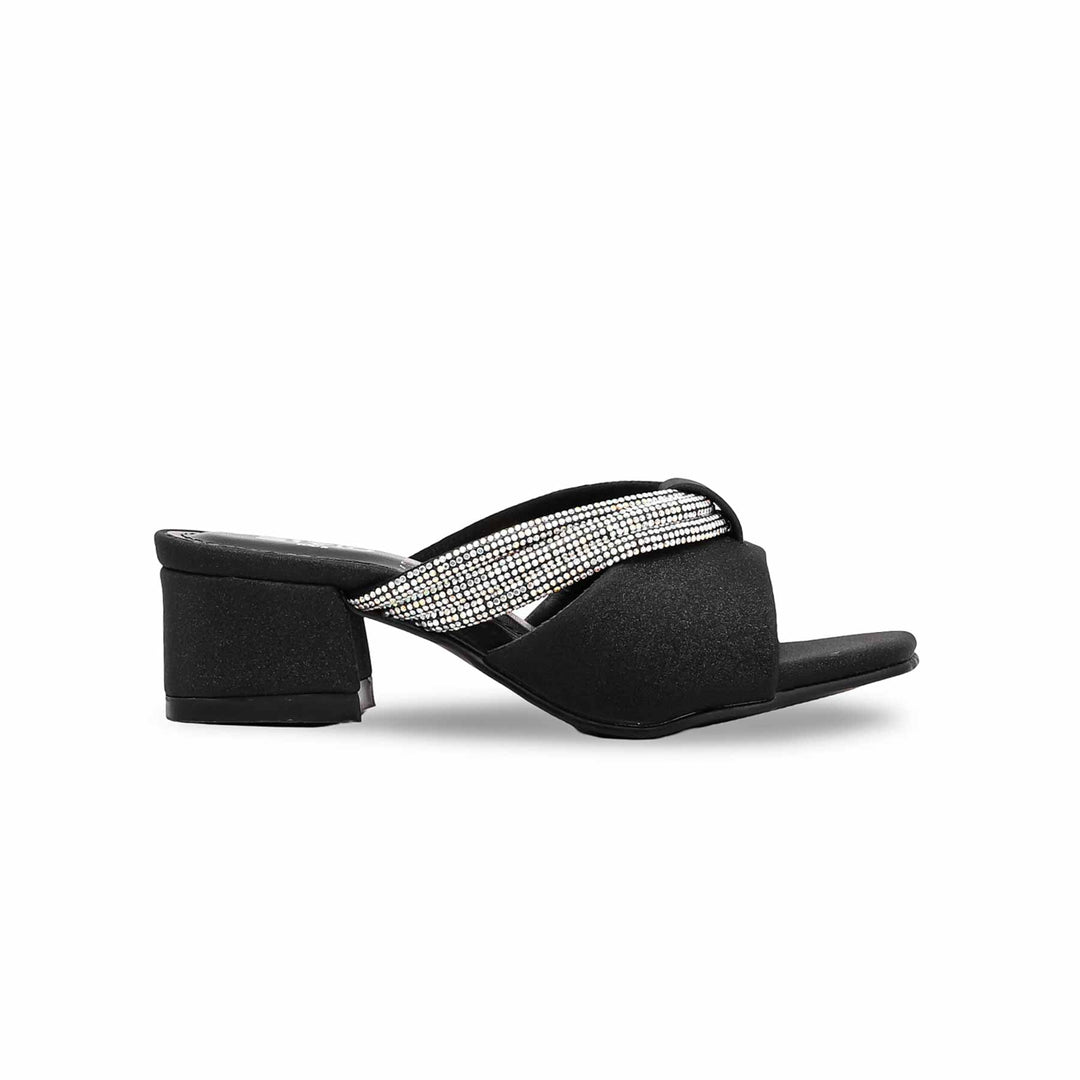 Girls Black Fancy Sandal KD9765