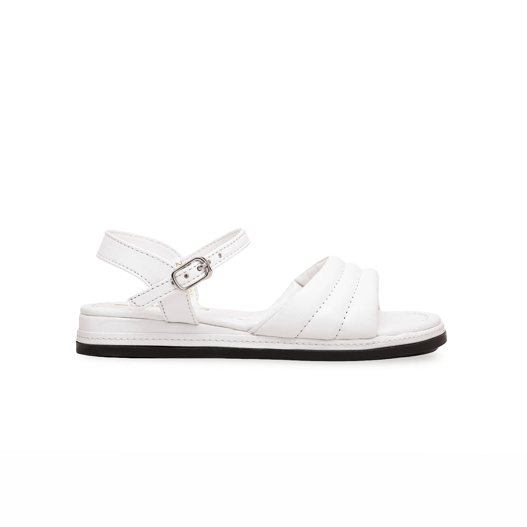 Girls White Formal Sandal KD9777