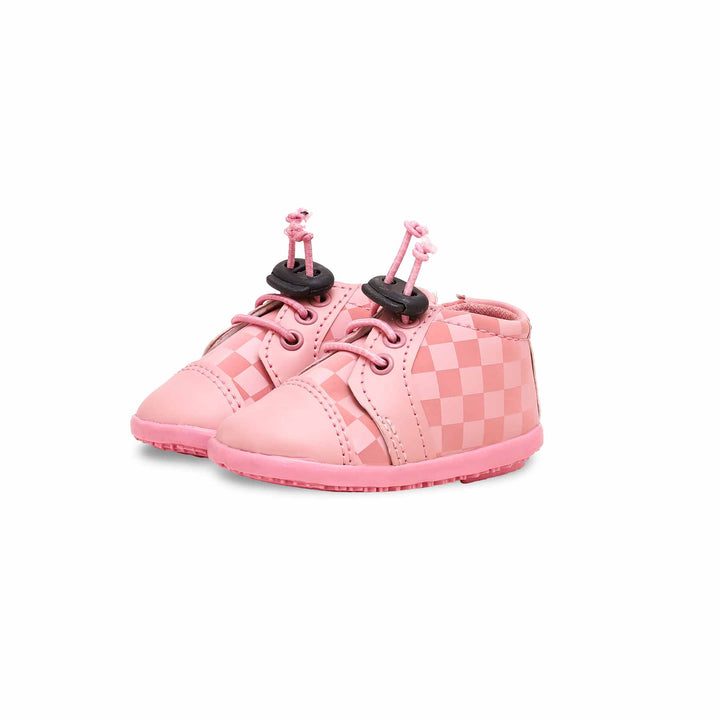 Babies Pink Casual Booties KD9790