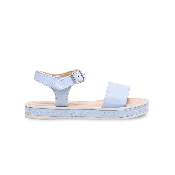 Girls Sky Blue Formal Sandal KD9836