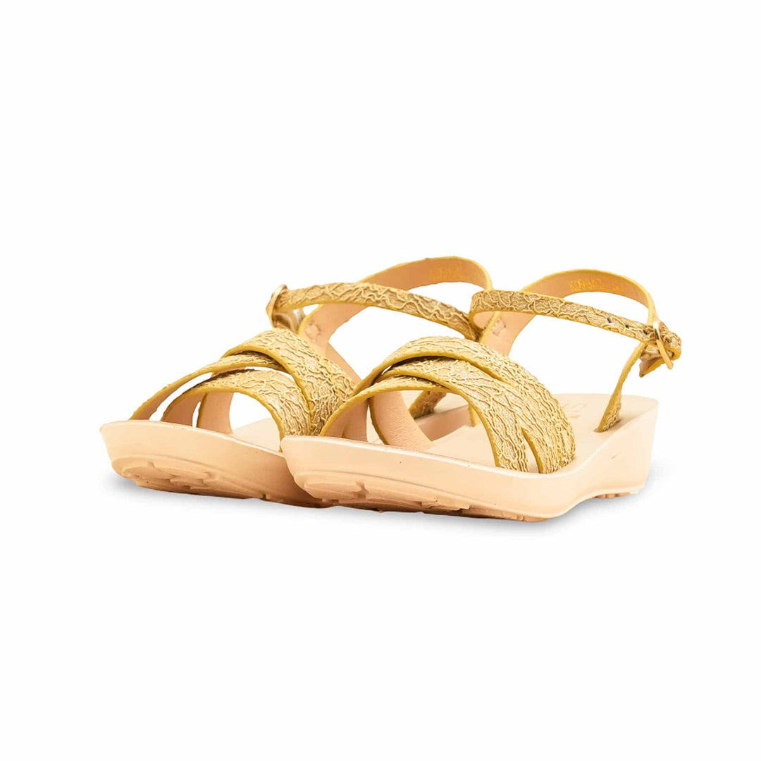 Girls Golden Casual Sandal KD9843