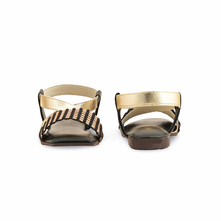 Girls Golden Casual Sandal KD9846