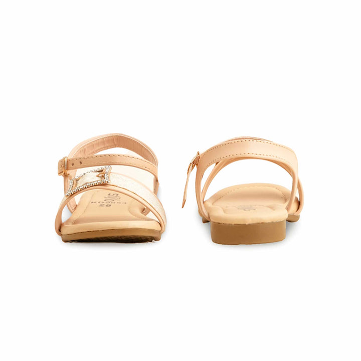 Girls Golden Formal Sandal KD9853