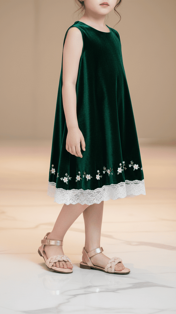 Girls Pink Formal Sandal KD9855