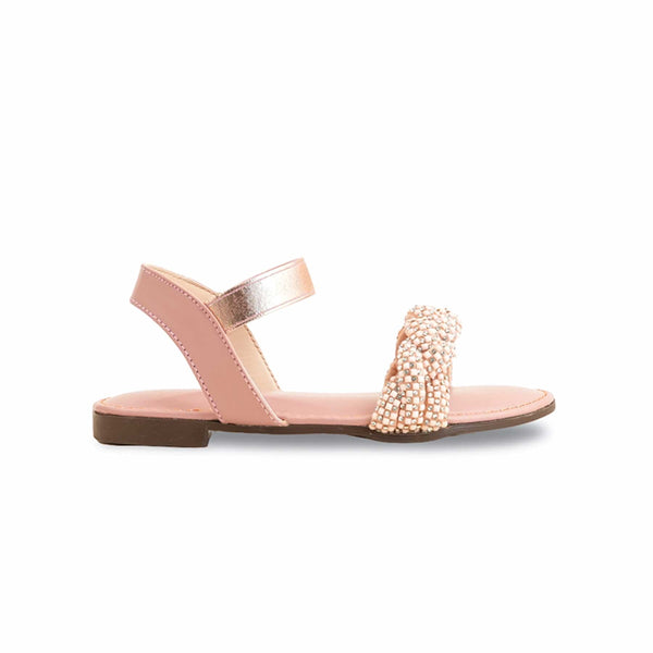 Girls Pink Formal Sandal KD9855