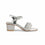 Girls Silver Fancy Sandal KD9860