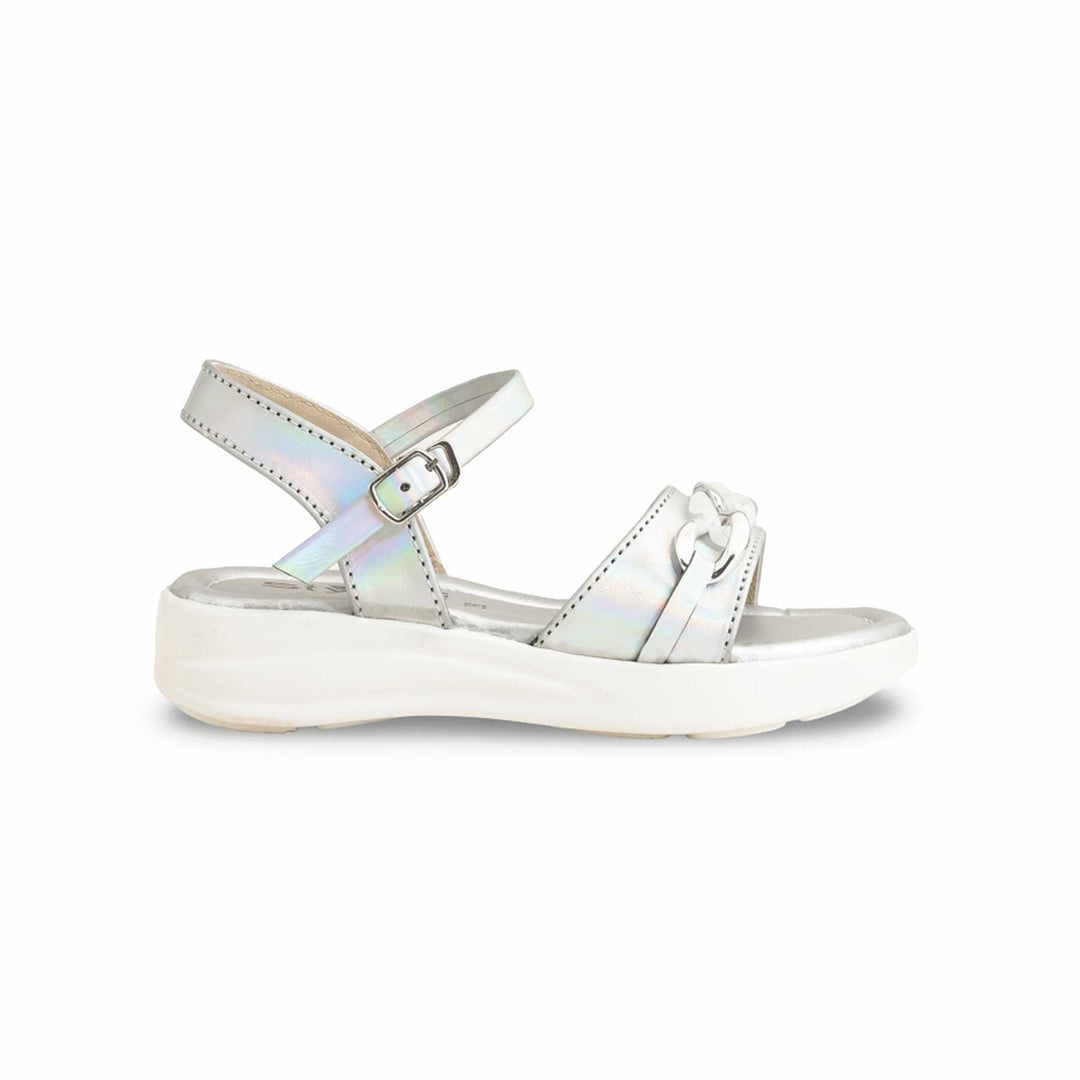 Girls Silver Formal Sandal KD9867