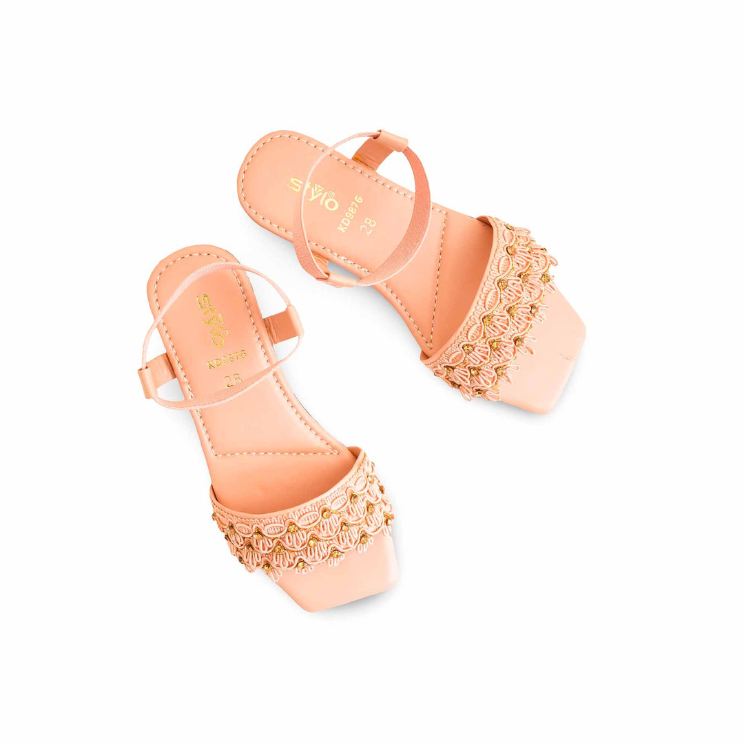 Girls Pink Casual Sandal KD9876