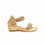 Girls Golden Fancy Sandal KD9878