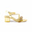 Girls Golden Fancy Sandal KD9885
