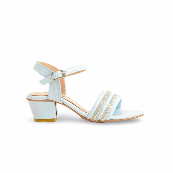Girls Sky Blue Formal Sandal KD9894