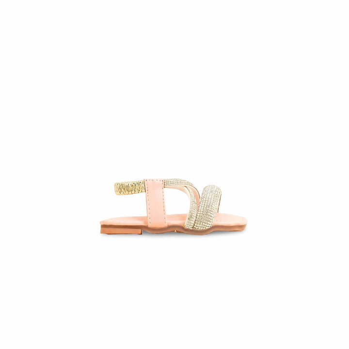 Girls Pink Fancy Sandal KD9899