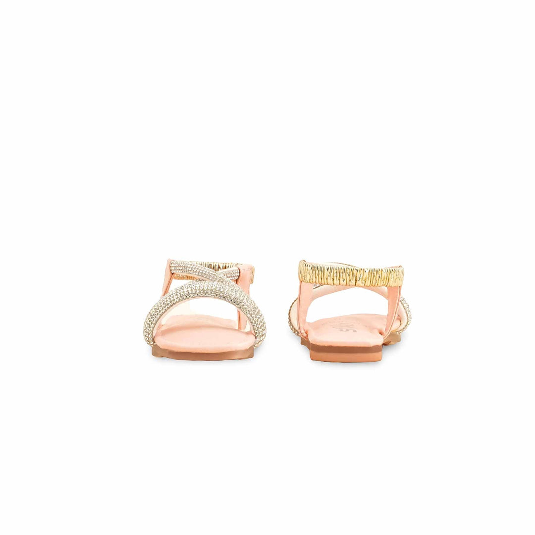 Girls Pink Fancy Sandal KD9899