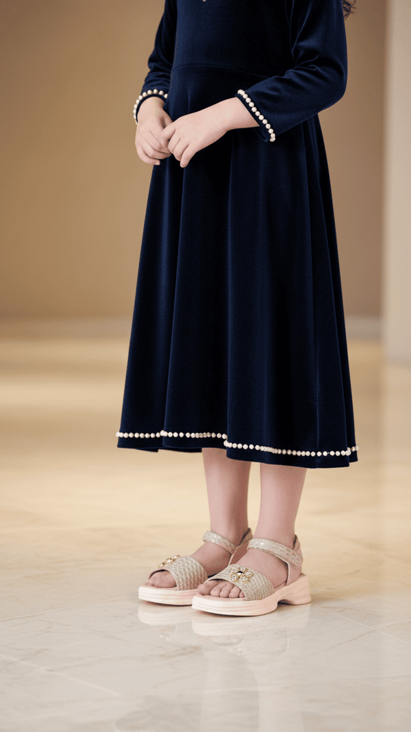 Girls Pink Formal Sandal KD9900