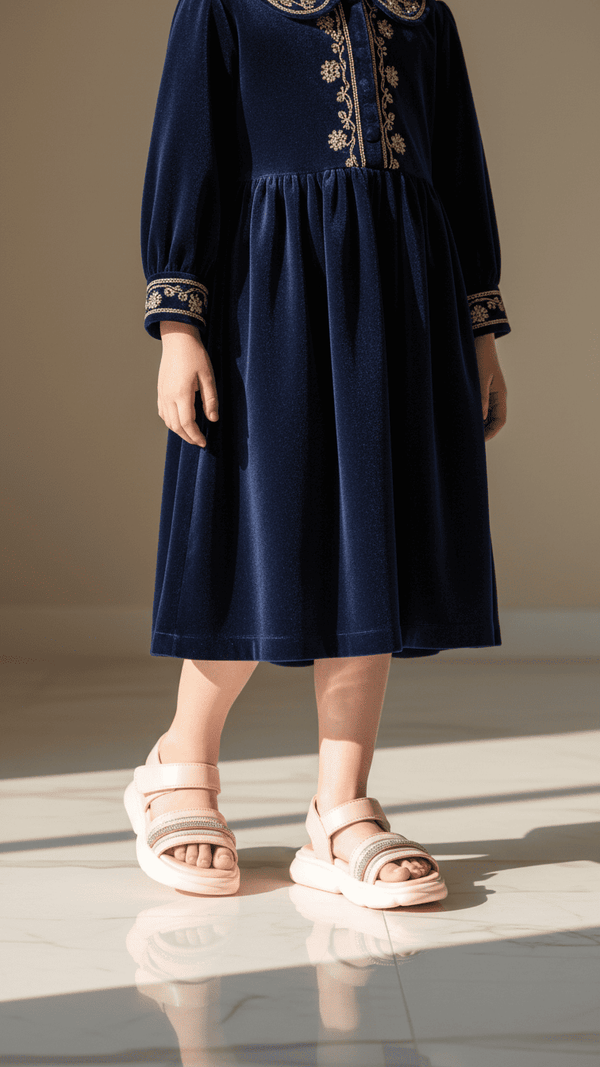 Girls Pink Casual Sandal KD9903