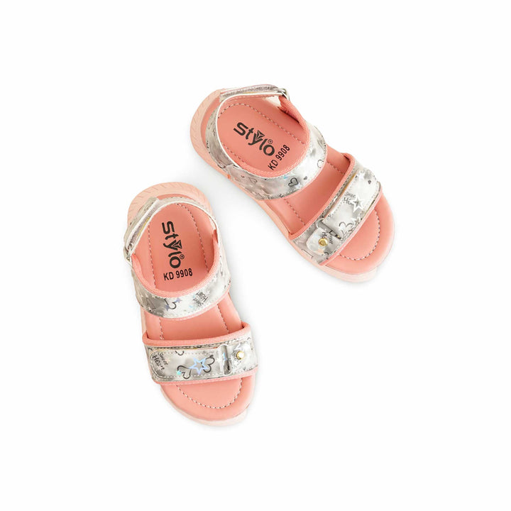 Girls Pink Casual Sandal KD9908