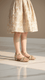 Girls Golden Fancy Sandal KD9914