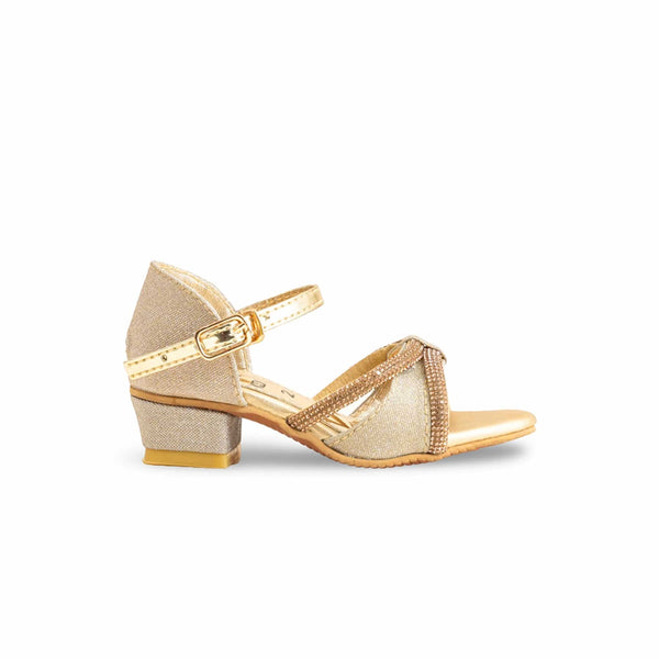 Girls Golden Fancy Sandal KD9914