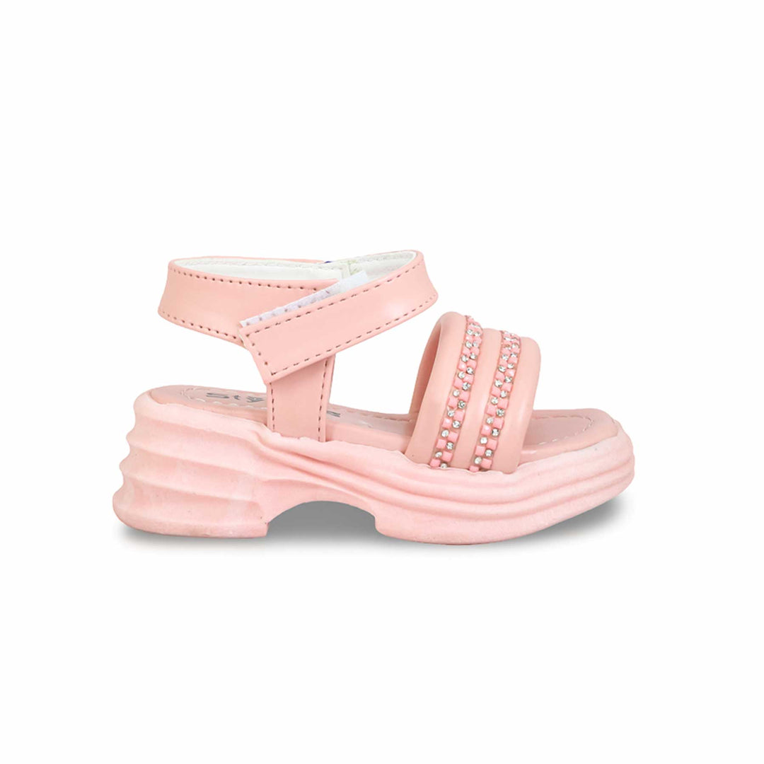 Girls Pink Formal Sandal KD9918