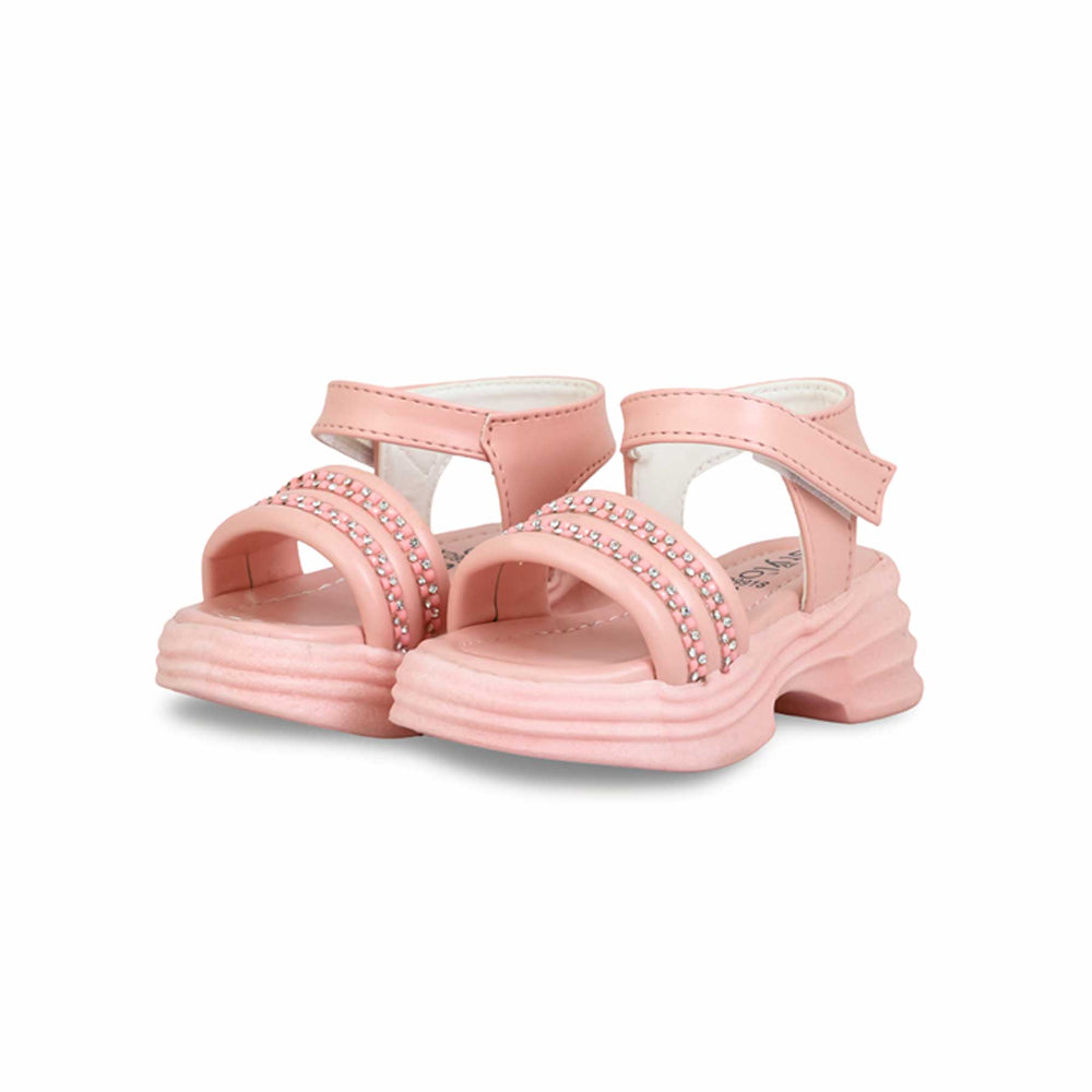 Girls Pink Formal Sandal KD9918