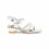 Girls Silver Fancy Sandal KD9921