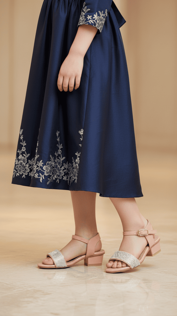 Girls Mustard Fancy Sandal KD9923