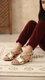 Girls Golden Fancy Sandal KD9924