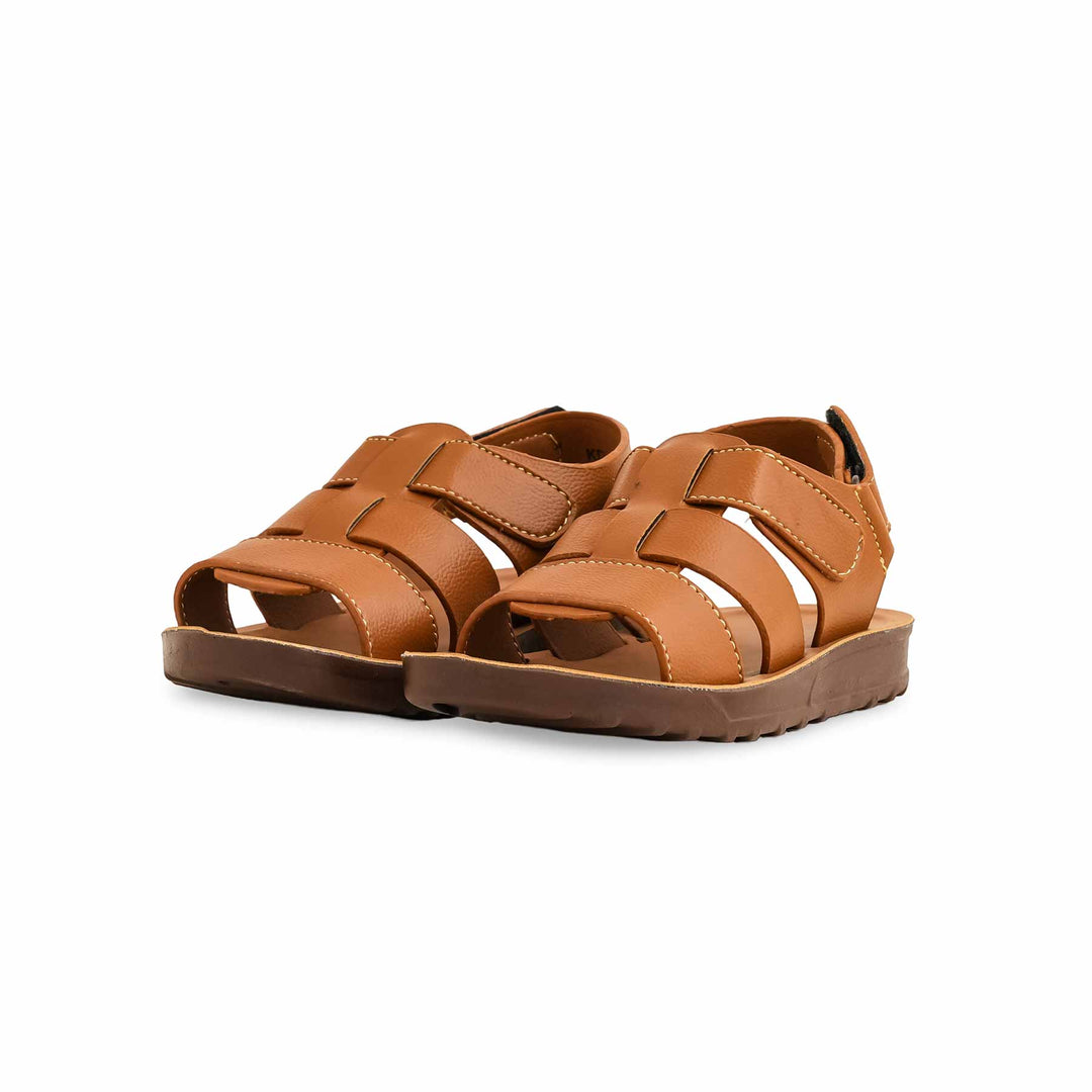 Boys Brown Casual Sandal KD9933