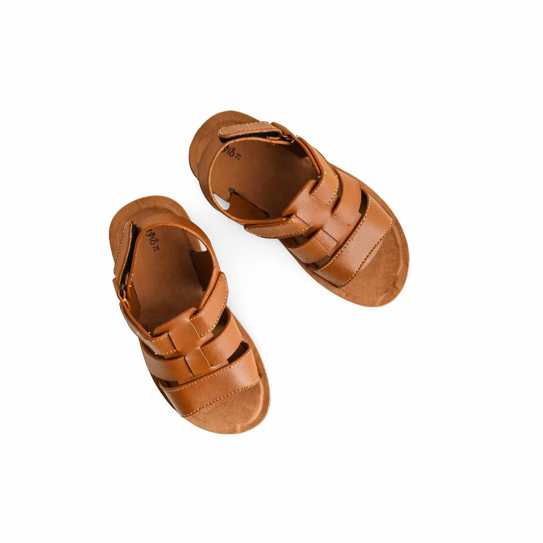 Boys Brown Casual Sandal KD9933