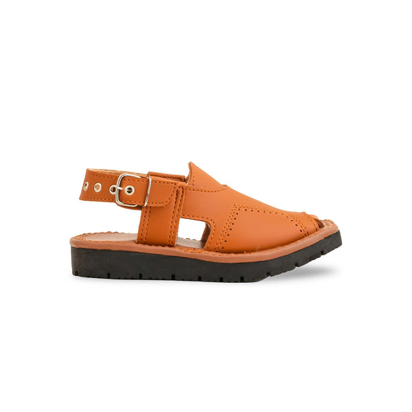 Boys Mustard Peshawari Chappal KD9946