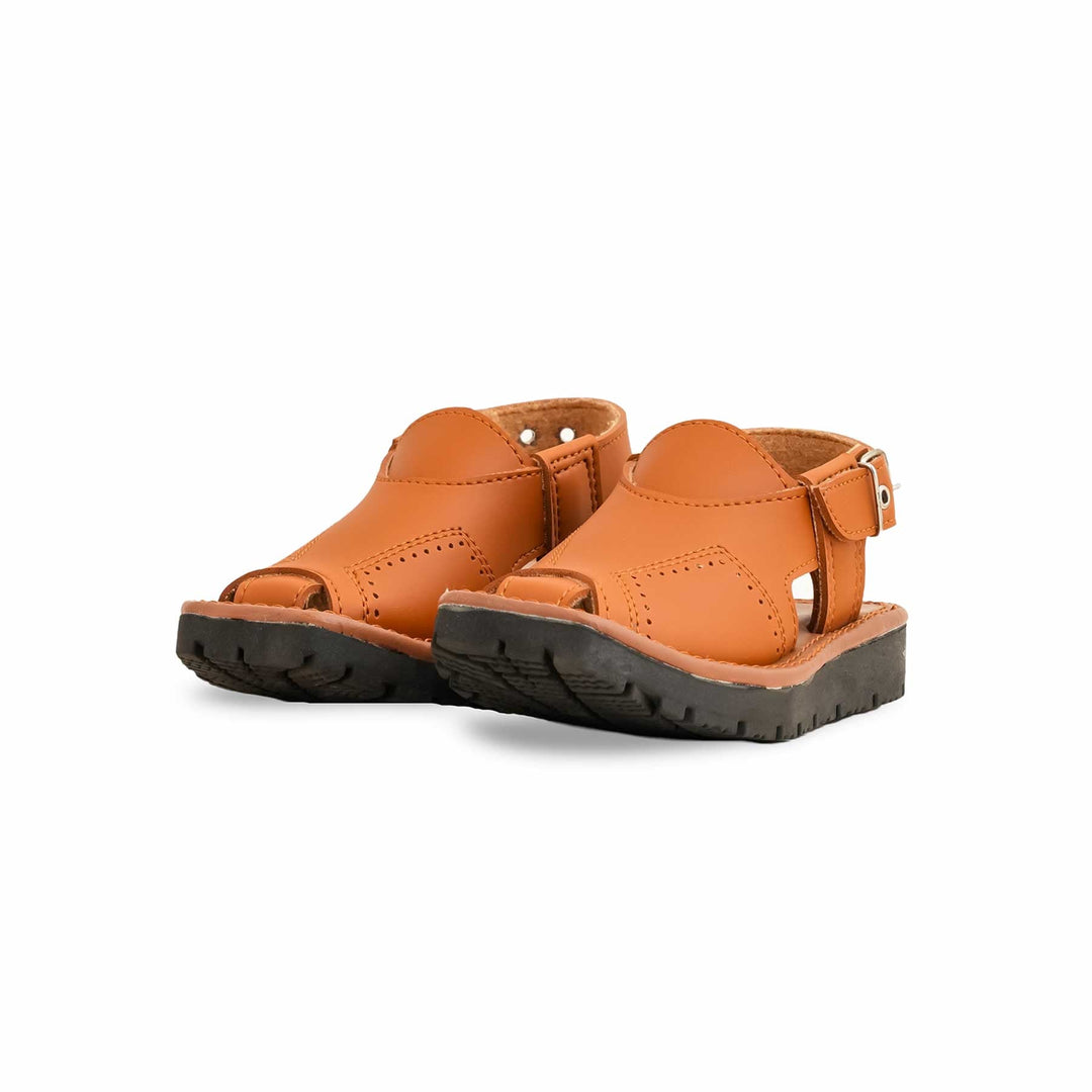 Boys Mustard Peshawari Chappal KD9946