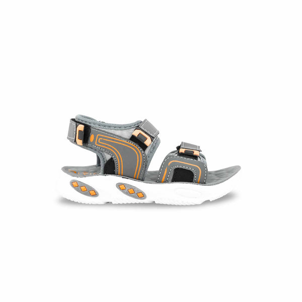 Boys Grey Casual Sandal KD9952
