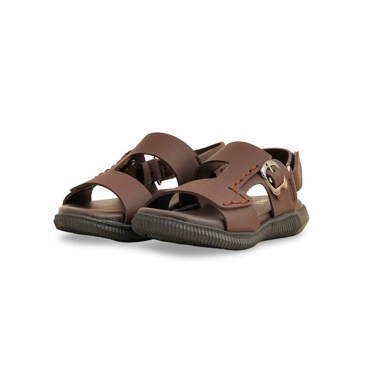 Boys Brown Formal Sandal KD9954
