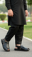 Boys Black Peshawari Chappal KD9955