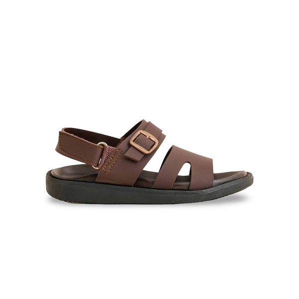 Boys Brown Formal Sandal KD9957