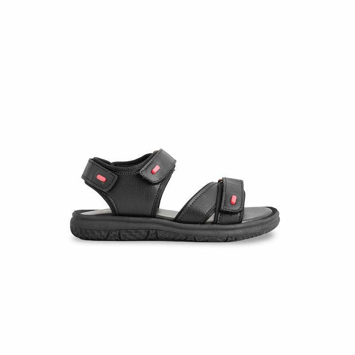 Boys Black Formal Sandal KD9962