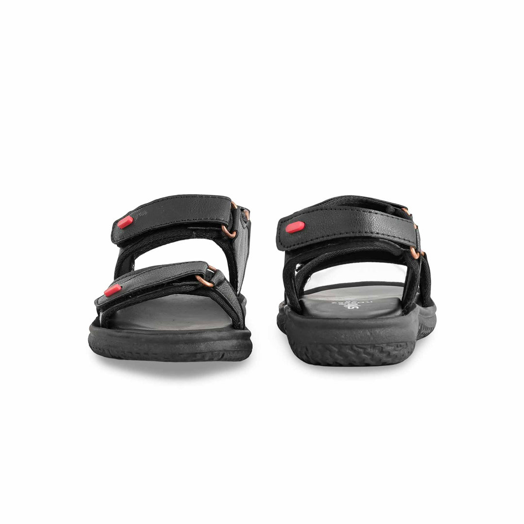 Boys Black Formal Sandal KD9962